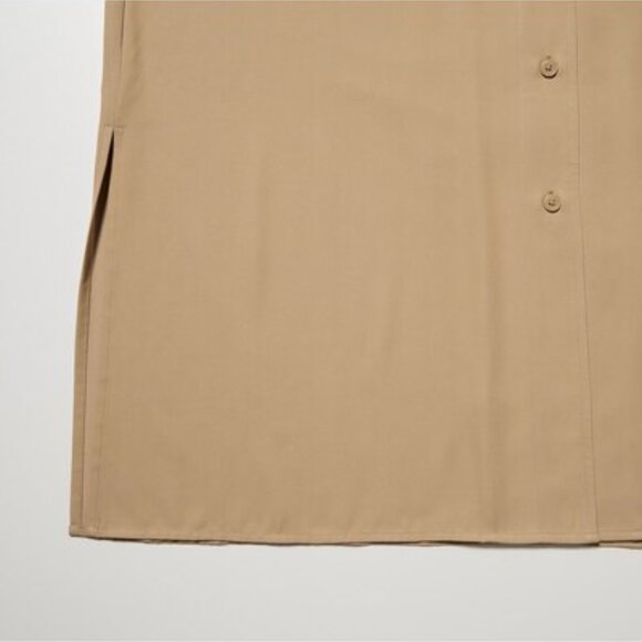 UV Protection Long-Sleeve Shirt Dress - Picture 4 of 7